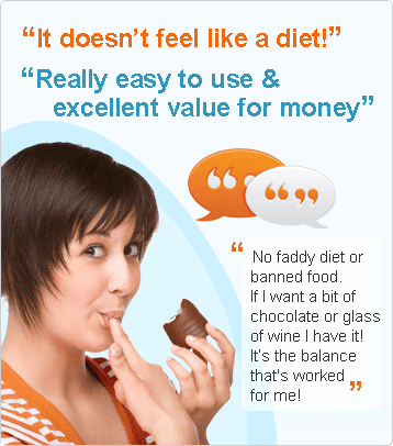 It doesn't feel like a diet - Easy to use, excellent value for money